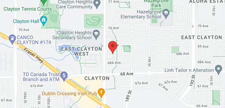 map of 55 18828 69 AVENUE